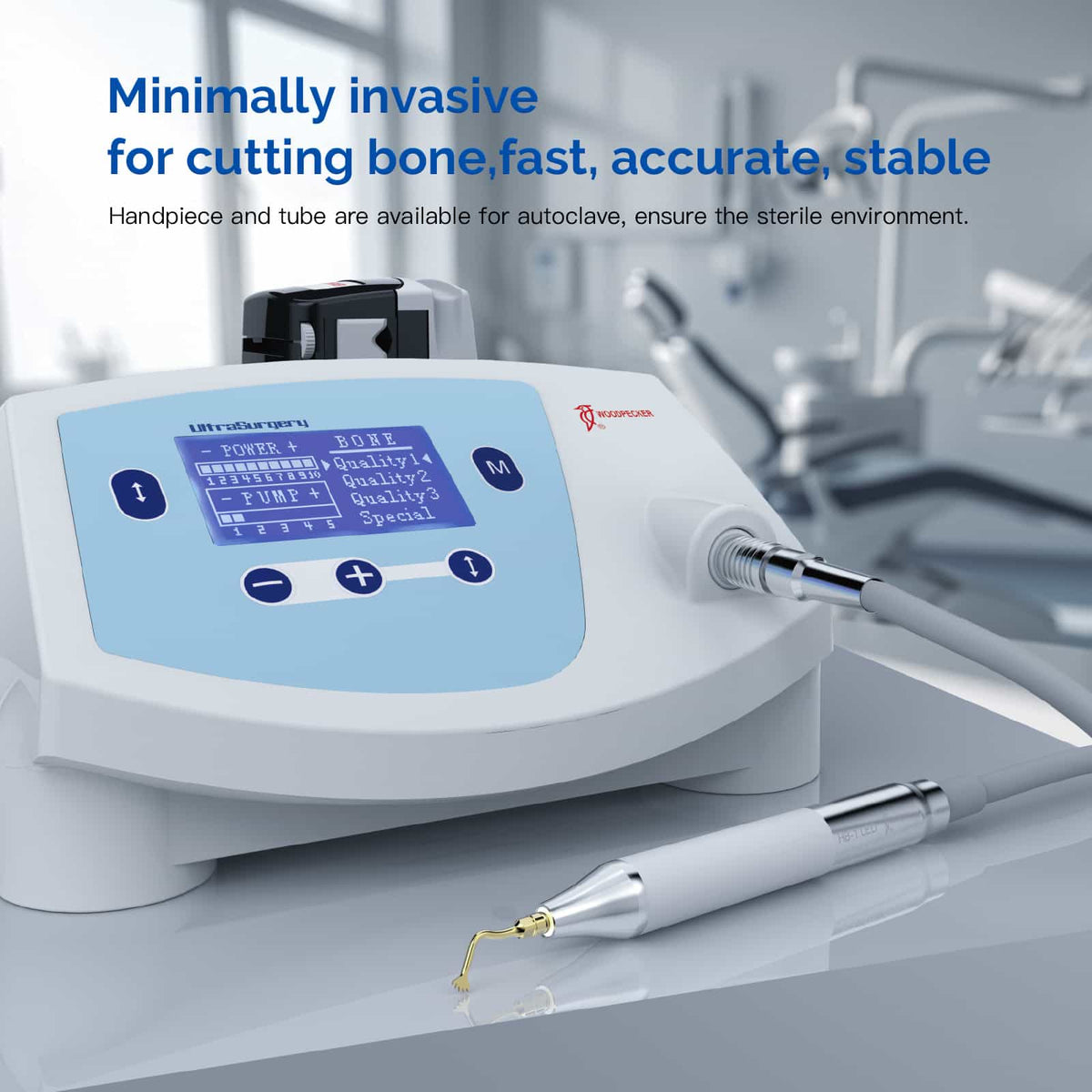 Woodpecker Ultrasonic Piezo Bone Cutter Surgery Ultrasurgery - pairaydental.com