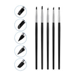 Dental Porcelain Brush Pen Composite Cement Porcelain Silicone Shaping Smoothing Removing 5pcs/Bag -pairaydental.com