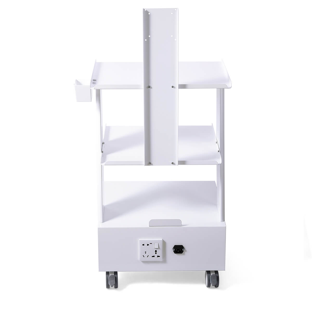 Dental Mobile Rolling Cart K2 Mouth Sweeping Trolley with Socket - pairaydental.com
