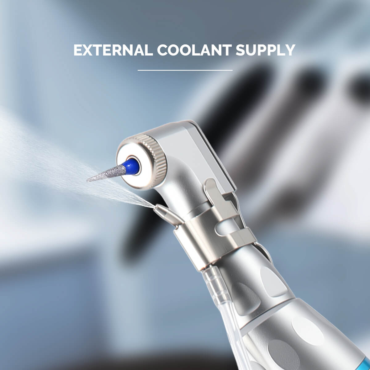 Dental Low Speed Handpiece Kit Latch Contra Angle Air Motor 4 Holes - pairaydental.com