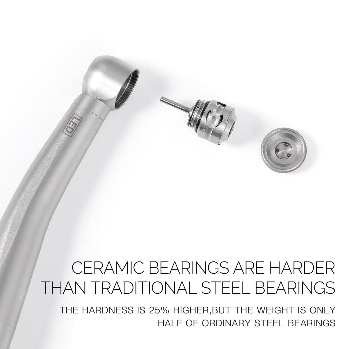 LED High Speed Handpiece Quick Coupler 4 Hole Four Water Spray - pairaydental.com