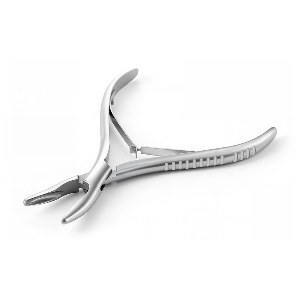 Dental Bone Rongeur Forceps Curved Stainless Steel 16cm (6.3") - pairaydental.com