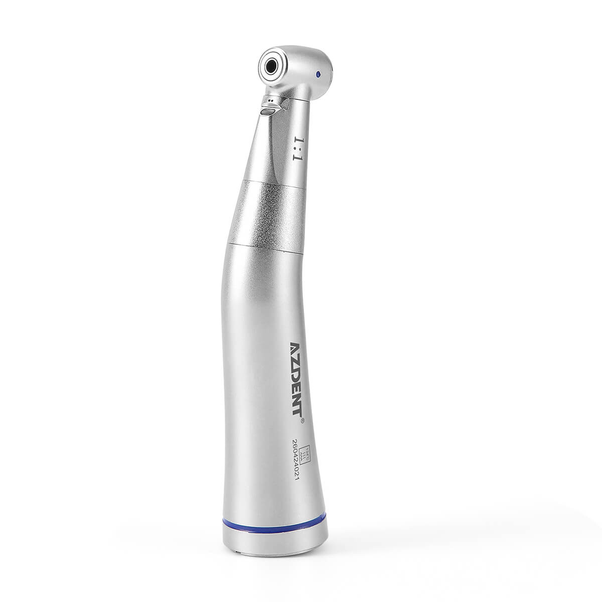 Dental 1:1 Contra Angle Fiber Optic LED Low Speed Handpiece Push Button Removable design - pairaydental.com