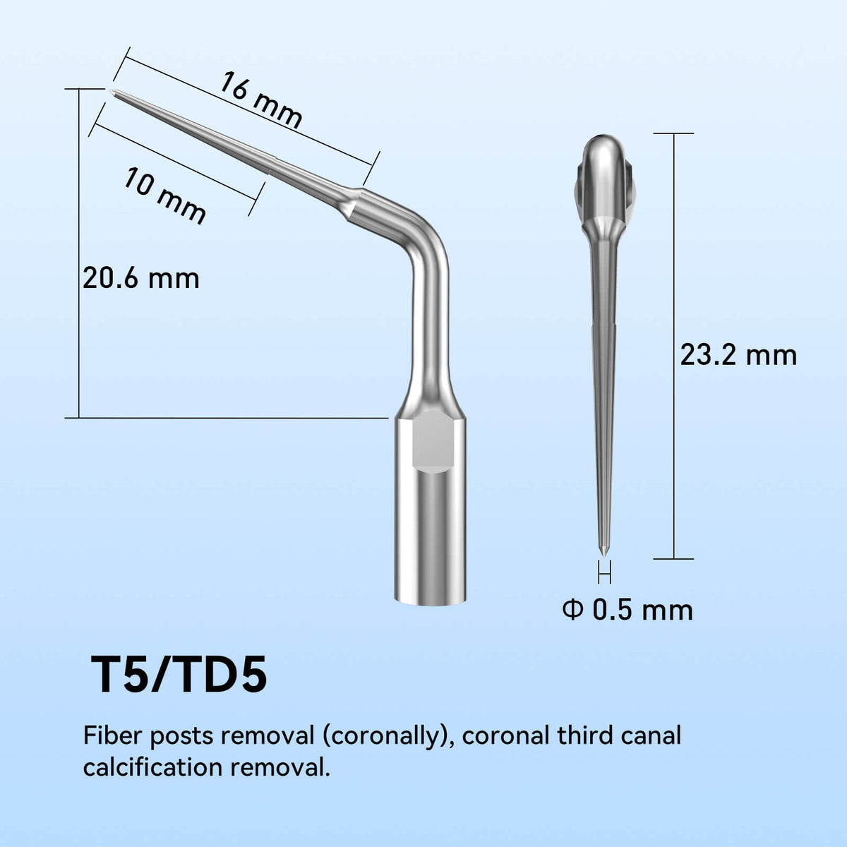 Woodpecker Dr Talal's Endo Kit Endodontic Ultrasonic Scaler Tips Kit TD1-TD6 6Pcs/Kit - pairaydental.com