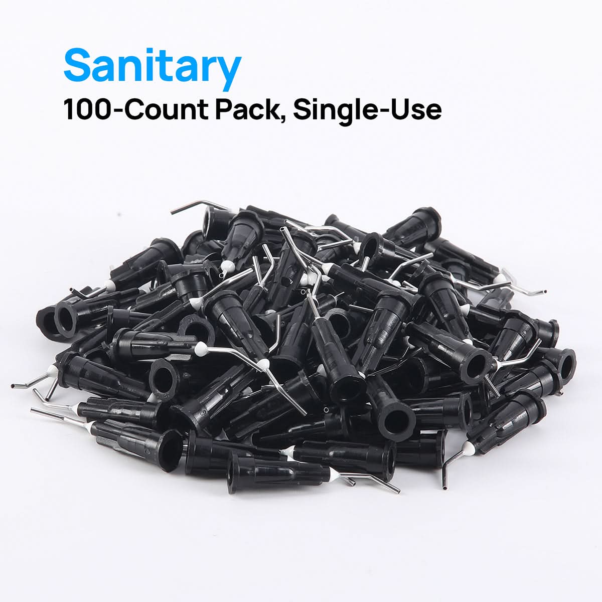Disposable Dental Pre Bent Needle Tips 9 Models 100pcs/Pack - pairaydental.com.