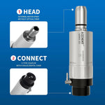 2 Hole Low Speed Handpiece & Air Motor Set External Water Spray - pairaydental.com