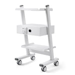 Dental Medical Mobile 3-layer Trolley Metal Built-in Socket Cart - pairaydental.com