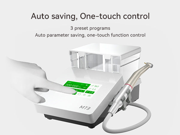Woodpecker Brushless Electric Motor MT3 w/ 1:5 Contra Angle Water Supply System - pairaydental.com