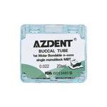 Buccal Tube 1st Molar Bondable Monoblock Non-convertible MBT 0.022 20Sets/Box- pairaydental.com