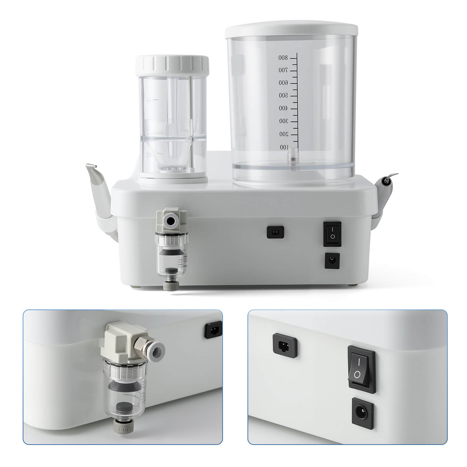 Dental Ultrasonic Scaler & Air Polisher 2 in 1 Sandblasting Periodontal Integrated Machine Perio Jet Pro - pairaydental.com