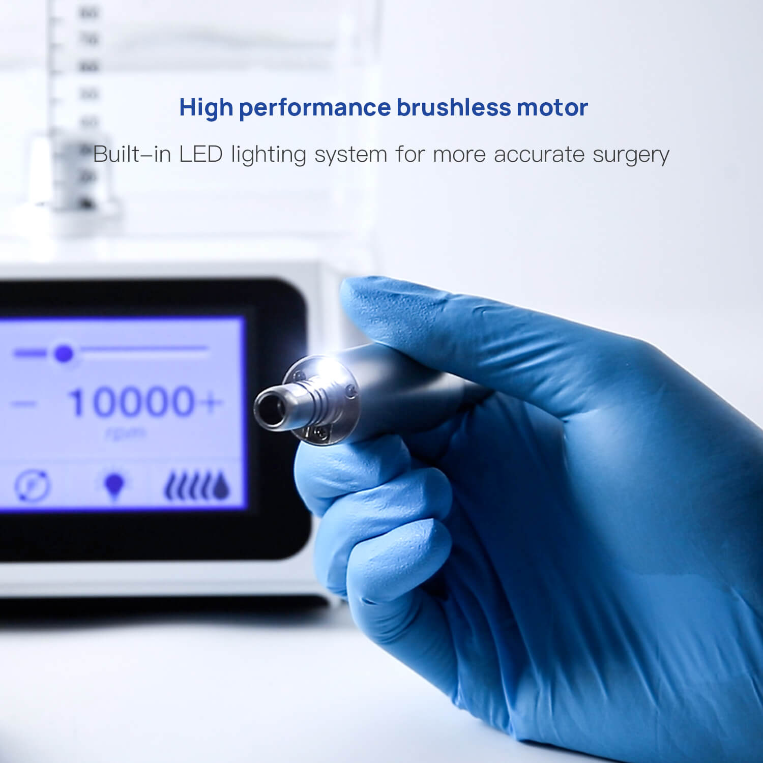 Dental LED Electric Brushless Surgery Micro Motor System & 1:1/1:5/1:4.2 Handpiece - pairaydental.com