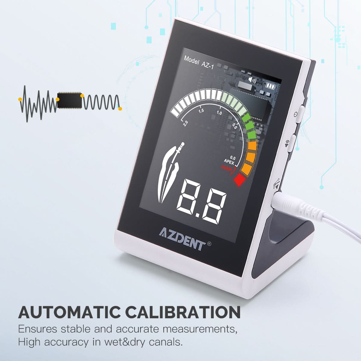 Dental Endo Apex Locator Multi-color Screen Touch Inductive Button - pairaydental.com