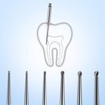 Dental Minimal Invasive Endodontic Carbide Burs Long Neck RA Round 31mm/34mm 6pcs/Pack - pairaydental.com