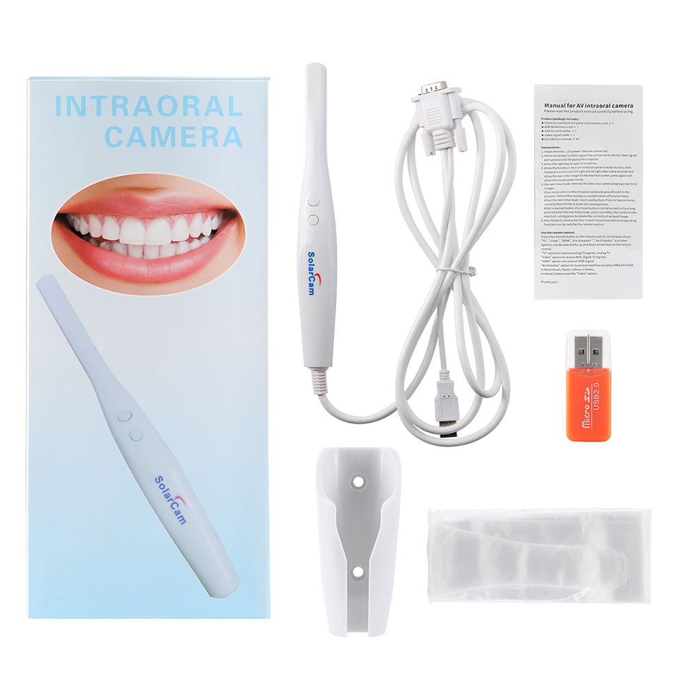 Dental Intraoral Camera Endoscope USB 8 LED Lights w/ 8GB SD Memory Card - pairaydental.com