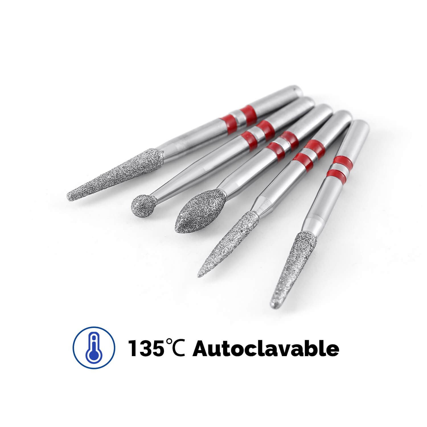 Dental Diamond Zirconia Cutting Burs Kit FG 1.6mm 10pcs/Kit - pairaydental.com