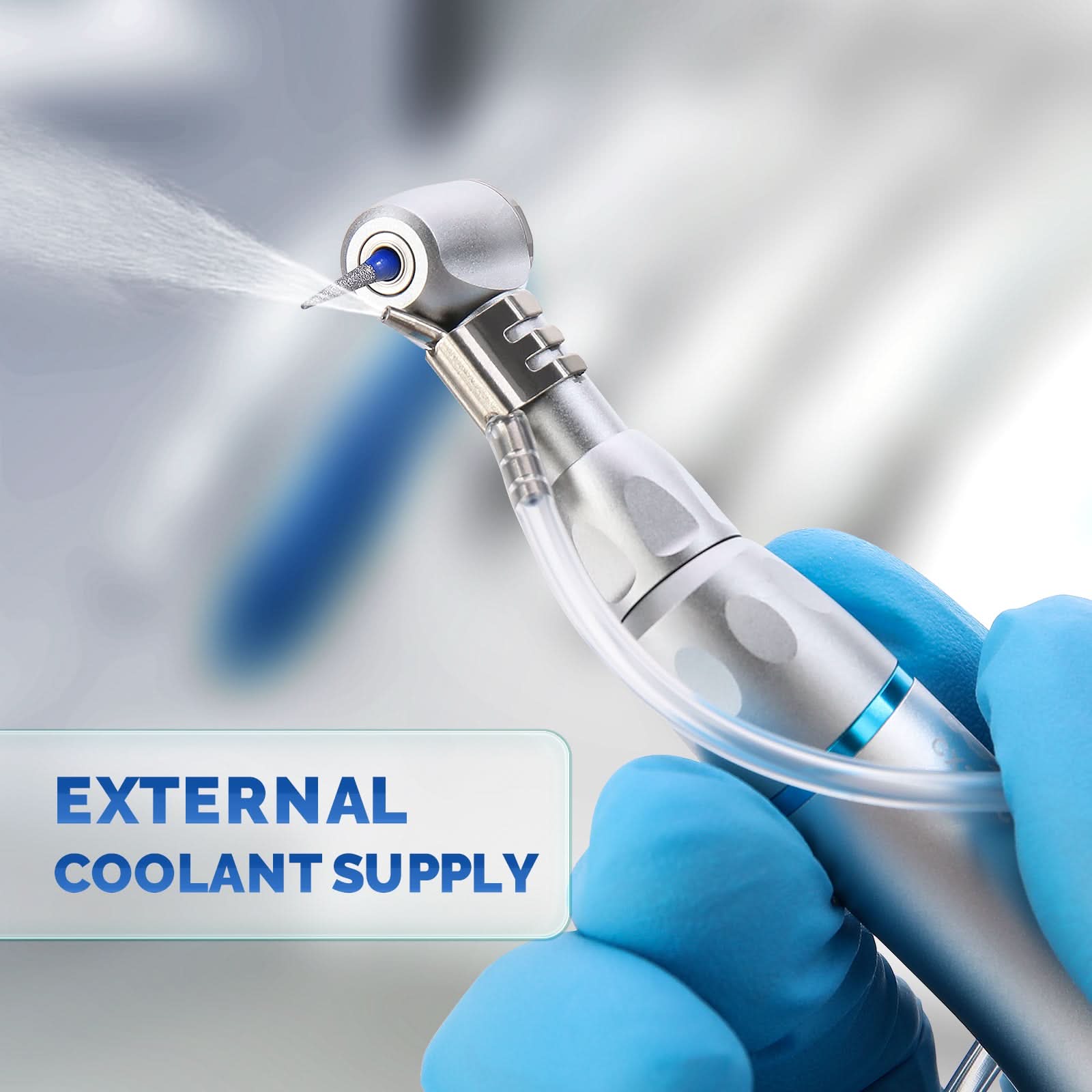 COXO 1:1 External Dental Low Speed Contra Angle Handpiece Push Button #C1-4 - pairaydental.com