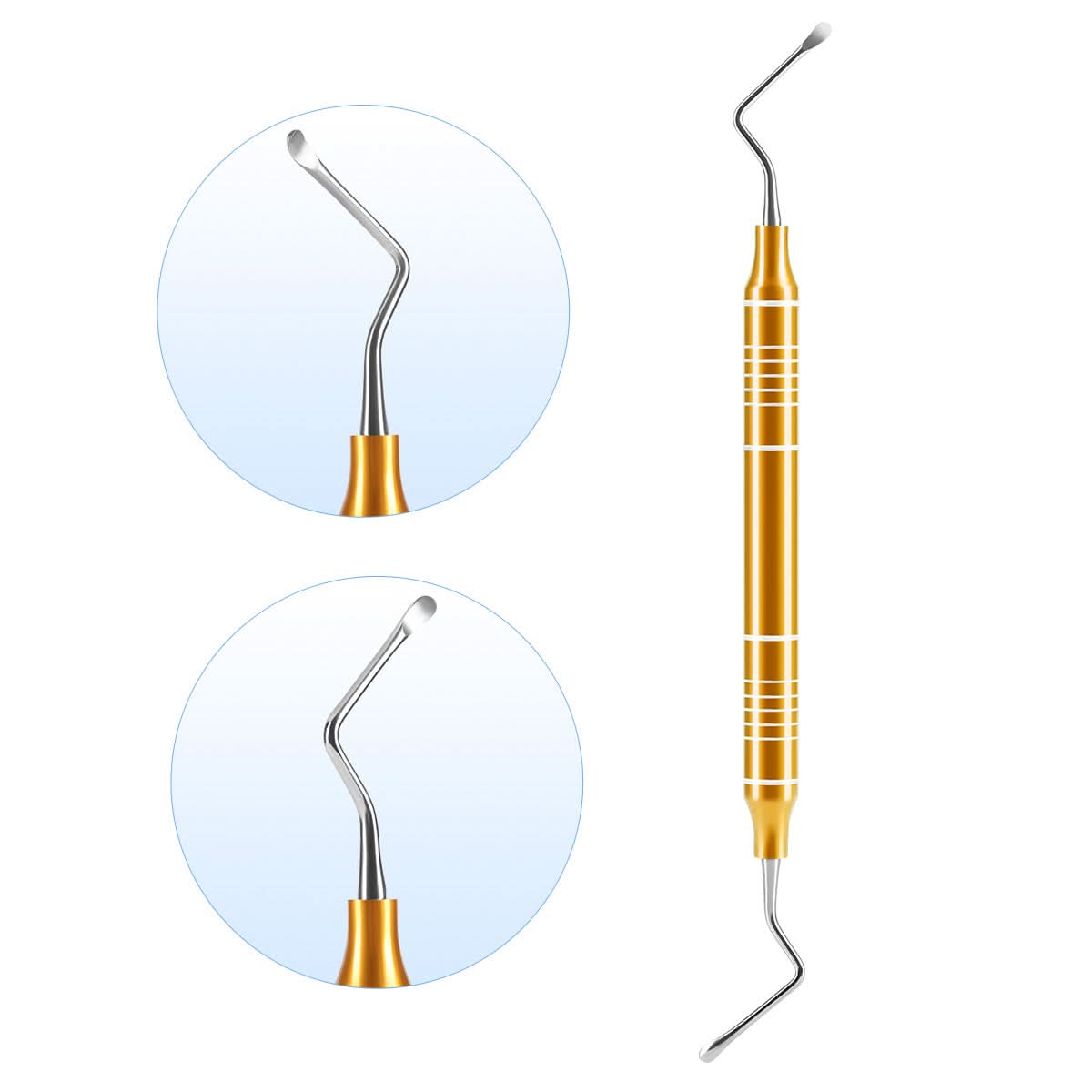 Dental Cleaning Tool Set Stainless Steel Dental Tools Kit Teeth Scraper Mouth Mirror Tweezer Probe 4pcs/Set - pairaydental.com