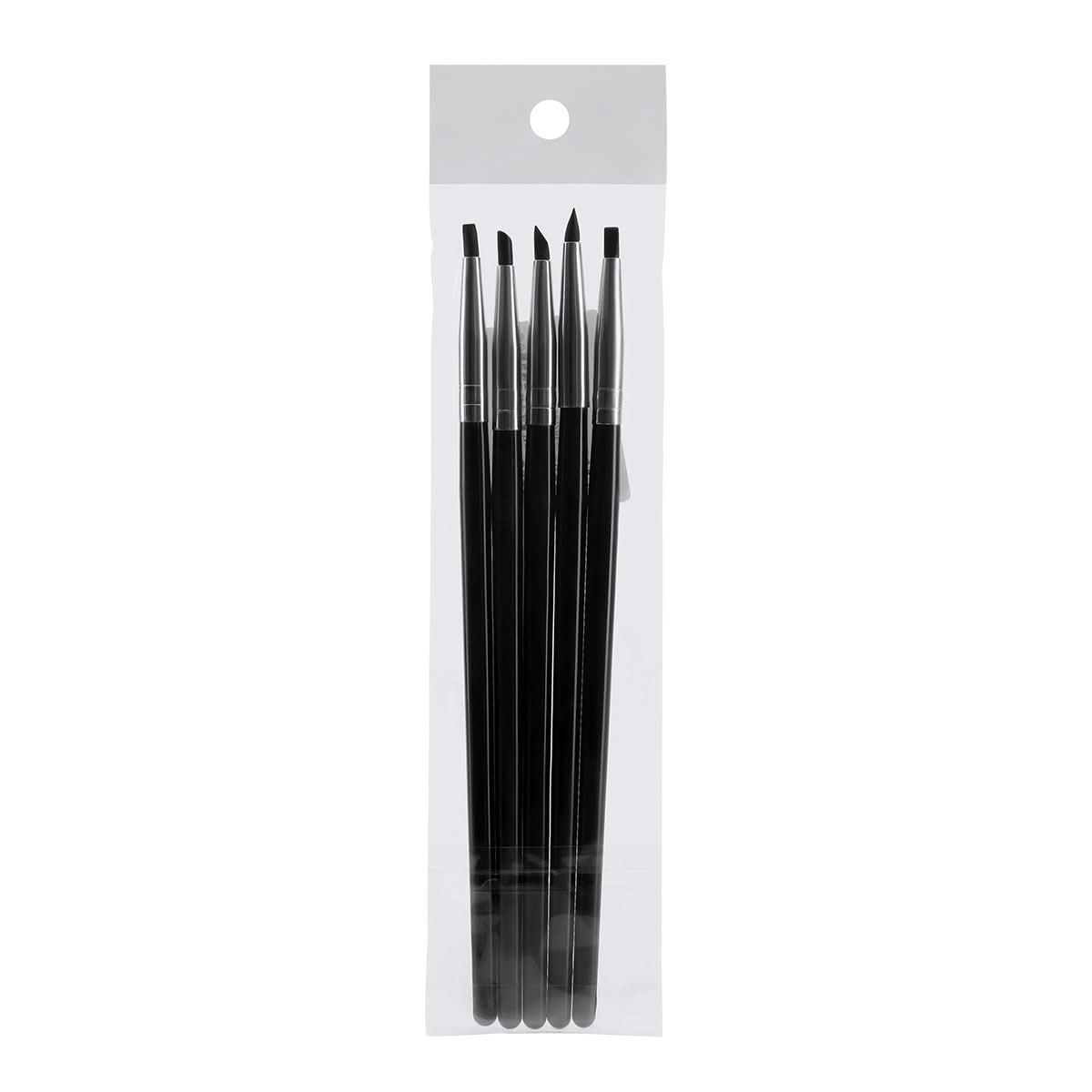 Dental Porcelain Brush Pen Composite Cement Porcelain Silicone Shaping Smoothing Removing 5pcs/Bag - pairaydental.com