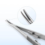 Castroviejo Needle Holder with Lock Straight/Curved Head 14cm/16cm - pairaydental.com