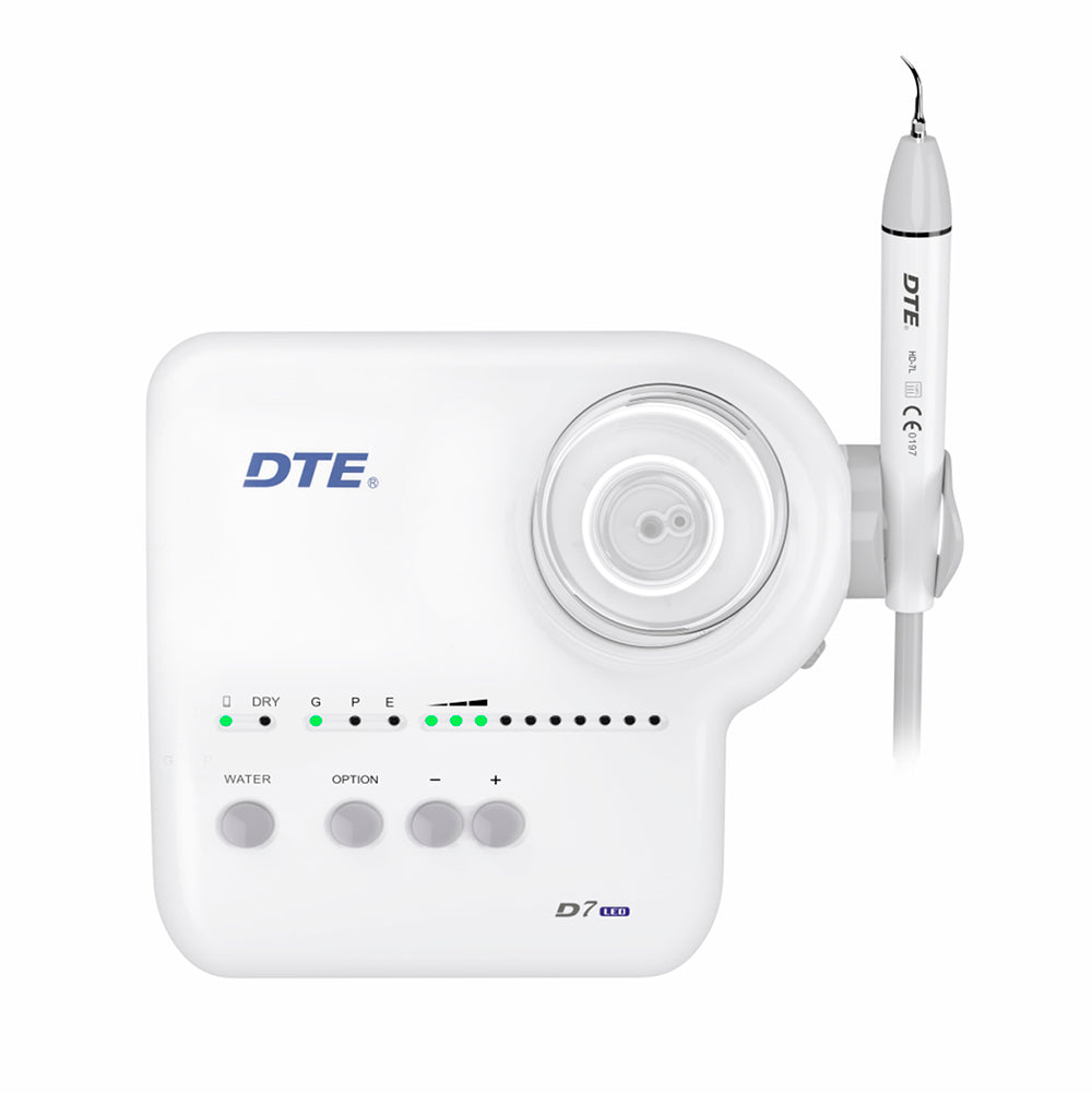 Woodpecker DTE D7 LED Ultrasonic Scaler Kit 8 Tips 2 Water Bottles