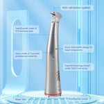 Dental Mini 1:5 Fiber Optic Increase Contra Angle Handpiece Internal Water Quattro Spray - pairaydental.com