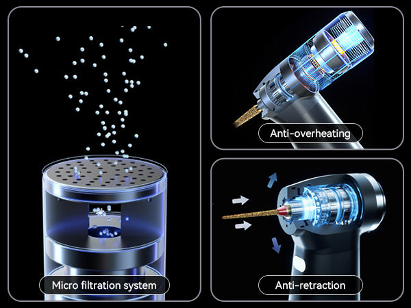 Woodpecker Brushless Electric Motor MT3 w/ 1:5 Contra Angle Water Supply System - pairaydental.com