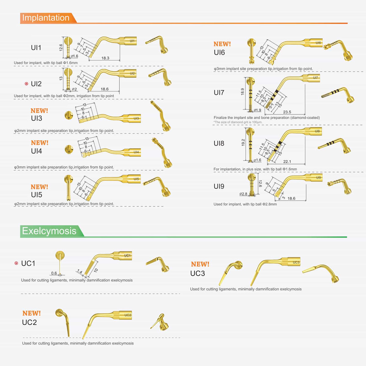 Woodpecker Ultrasonic Piezo Bone Cutter Surgery Ultrasurgery - pairaydental.com