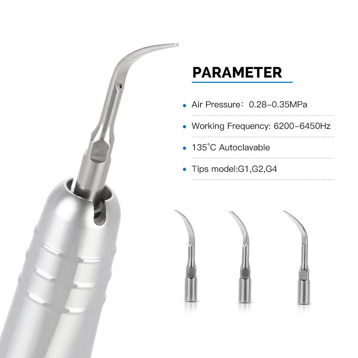 Dental E-generator LED High & Low Speed Handpiece Kit with Air Scaler 4Hole - pairaydental.com