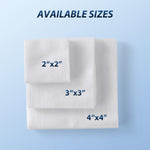 Disposable Dental Gauze Pads Non-Woven Sponge 4-Ply Non-Sterile 3 Sizes 200pcs/Box - pairaydental.com