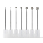 Dental Surgical HP Round Diamond Burs 70mm Head Sizes #1-7 for Oral Surgery & Bone Trimming 1Pc/Box - pairaydental.com