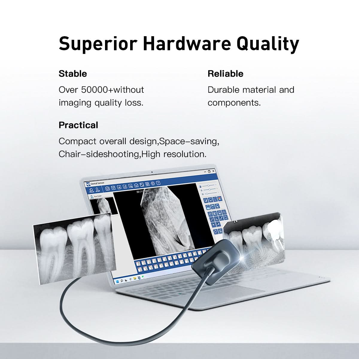 Dental RVG Digital X-Ray Sensor S2 HD Image Support Multi-machine Shar