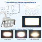 Dental Unit Chair LED Oral Light 9W 6 White Lights - pairaydental.com