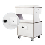 Dental Mobile Cabinet Cart G15 Rolling Storage Trolley Three Drawers with Socket - pairaydental.com 