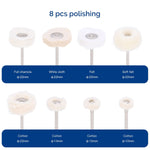 Dental Lab Polishing Kit HP Shank for Composite Ceramic 51pcs/Box - pairaydental.com