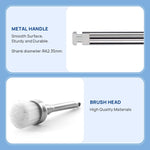 Dental Prophy Polishing Brush White Nylon 100pcs/Box - pairaydental.com