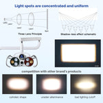 Dental Unit Chair LED Oral Camera Light with LCD Display 6 Lights 10W Dual-Color Adjustable - pairaydental.com