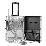Portable Dental Unit System with Air Compressor Strong Suction 4 Holes - pairaydental.com