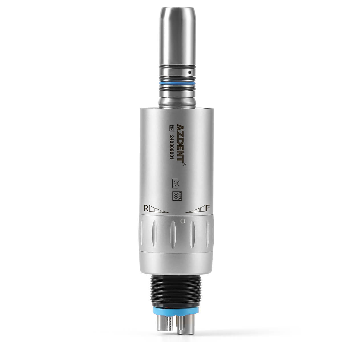 Dental Mini 4:1 Contra Angle Fiber Optic Low Speed Handpiece with Mini Fiber Optic Air Motor 6 Hole - pairaydental.com