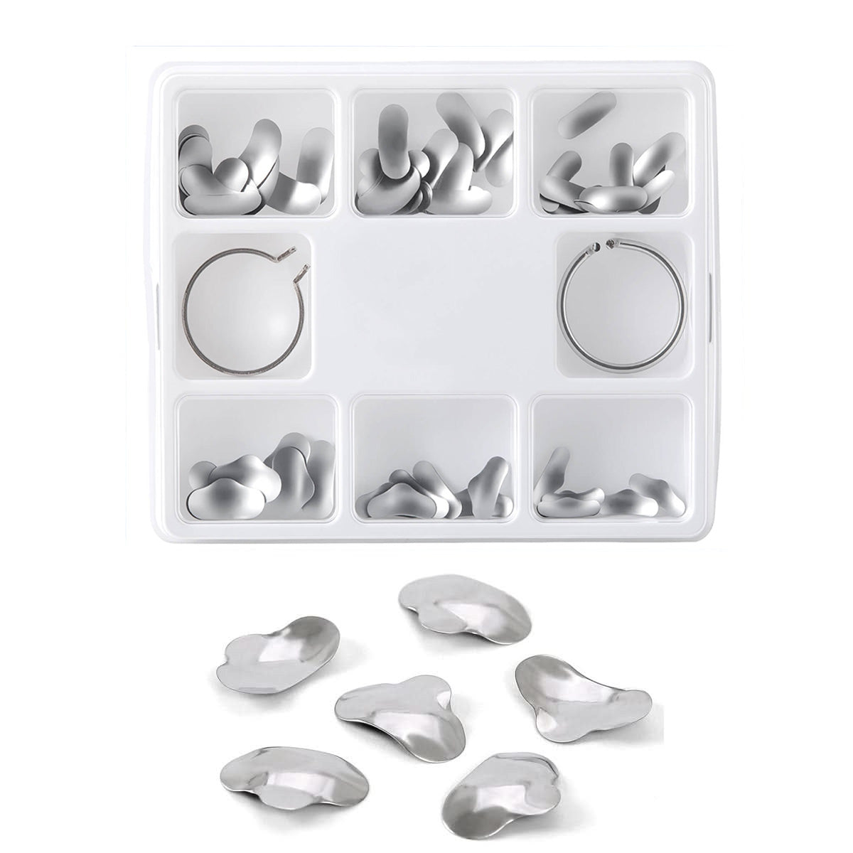 Dental Matrix Sectional Metal Matrices 100Pcs/Box - pairaydental.com