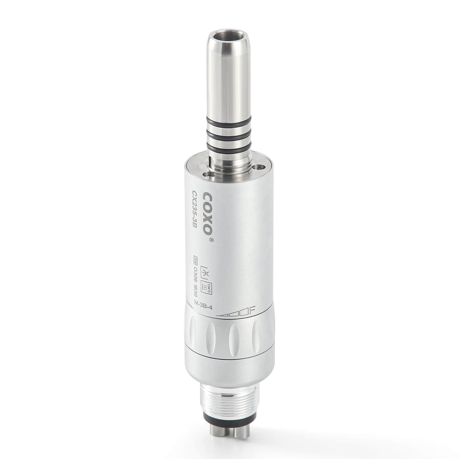 COXO Dental Low Speed Electric Handpiece 1:1 Contra Angle Straight Handpiece Air Motor 4 Holes