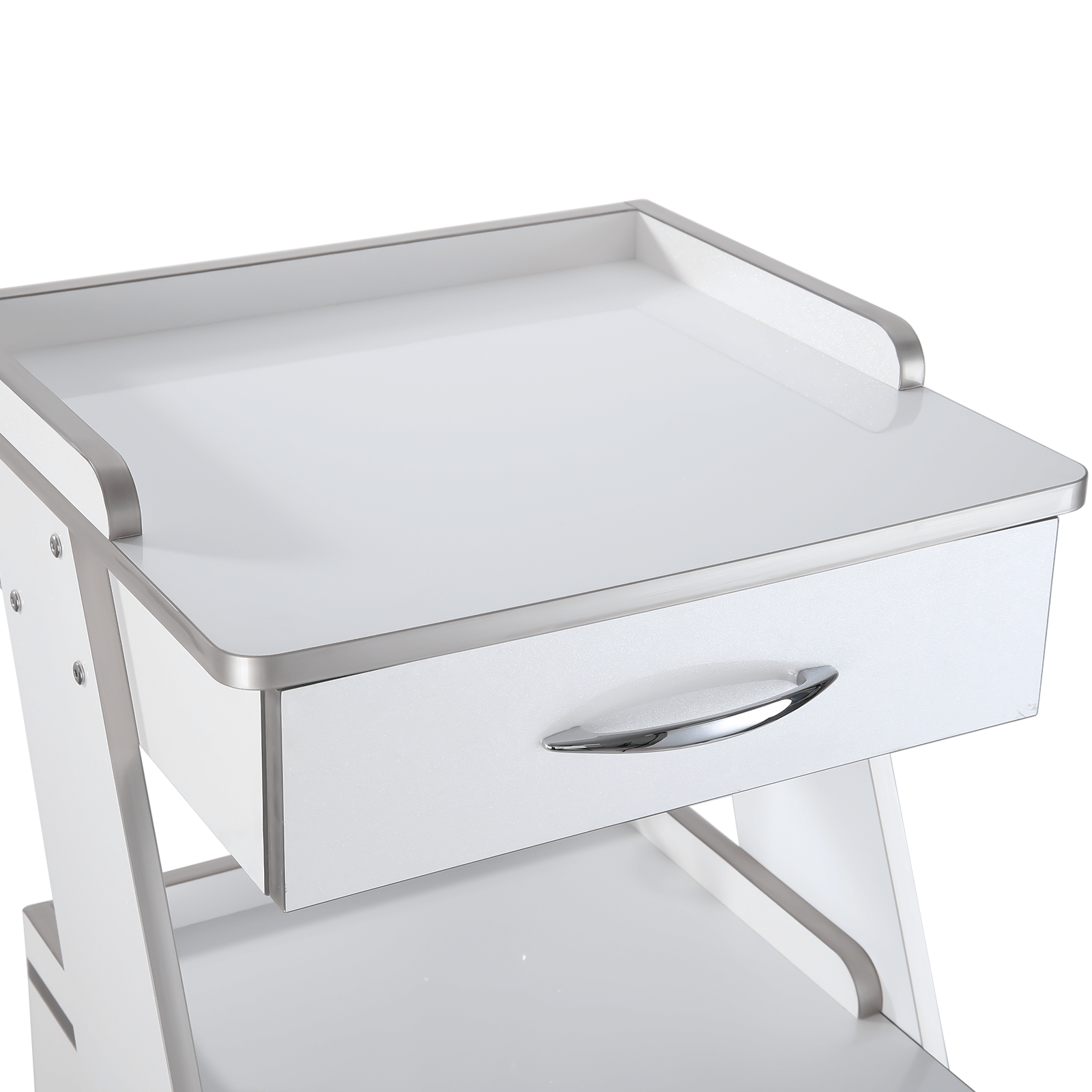 Dental Mobile Cart Metal Built-in Socket With Auto-water Bottle Supply System - pairaydental.com
