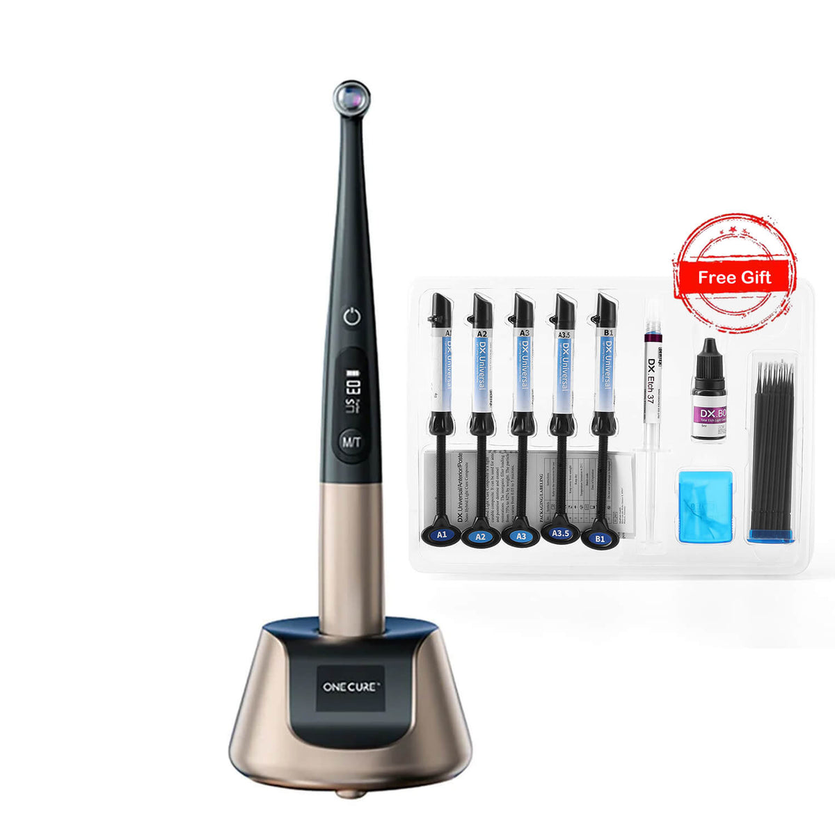 Woodpecker O-Star Curing Light w/ Light Meter 7 Modes All-metal Body 3000mW/cm2