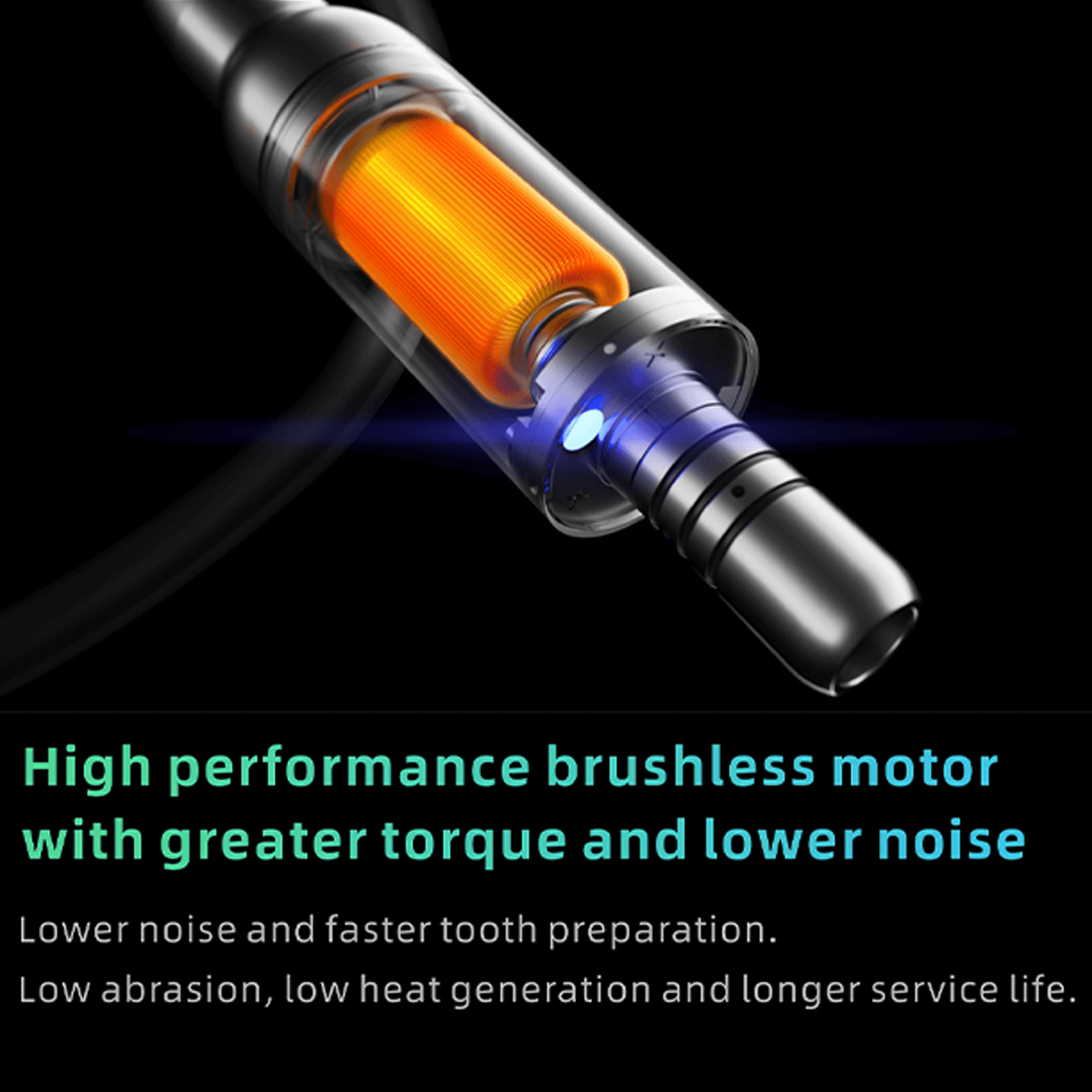 Woodpecker Brushless Electric Motor MT2 with 1:5 Contra Angle - pairaydental.com