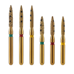 Dental Preparation Diamond Bur Restoration Kit FG 1.6mm for Anterior Premolar Teeth 6pcs/Kit- pairaydental.com
