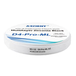 Dental D4-Pro-ML Multilayer Zirconia Block 98mm Five Layers Natural Shade Gradient D3 98*16mm - pairaydental.com