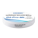 Dental D4-Pro-ML Multilayer Zirconia Block 98mm Five Layers Natural Shade Gradient BL1 98*20mm - pairaydental.com