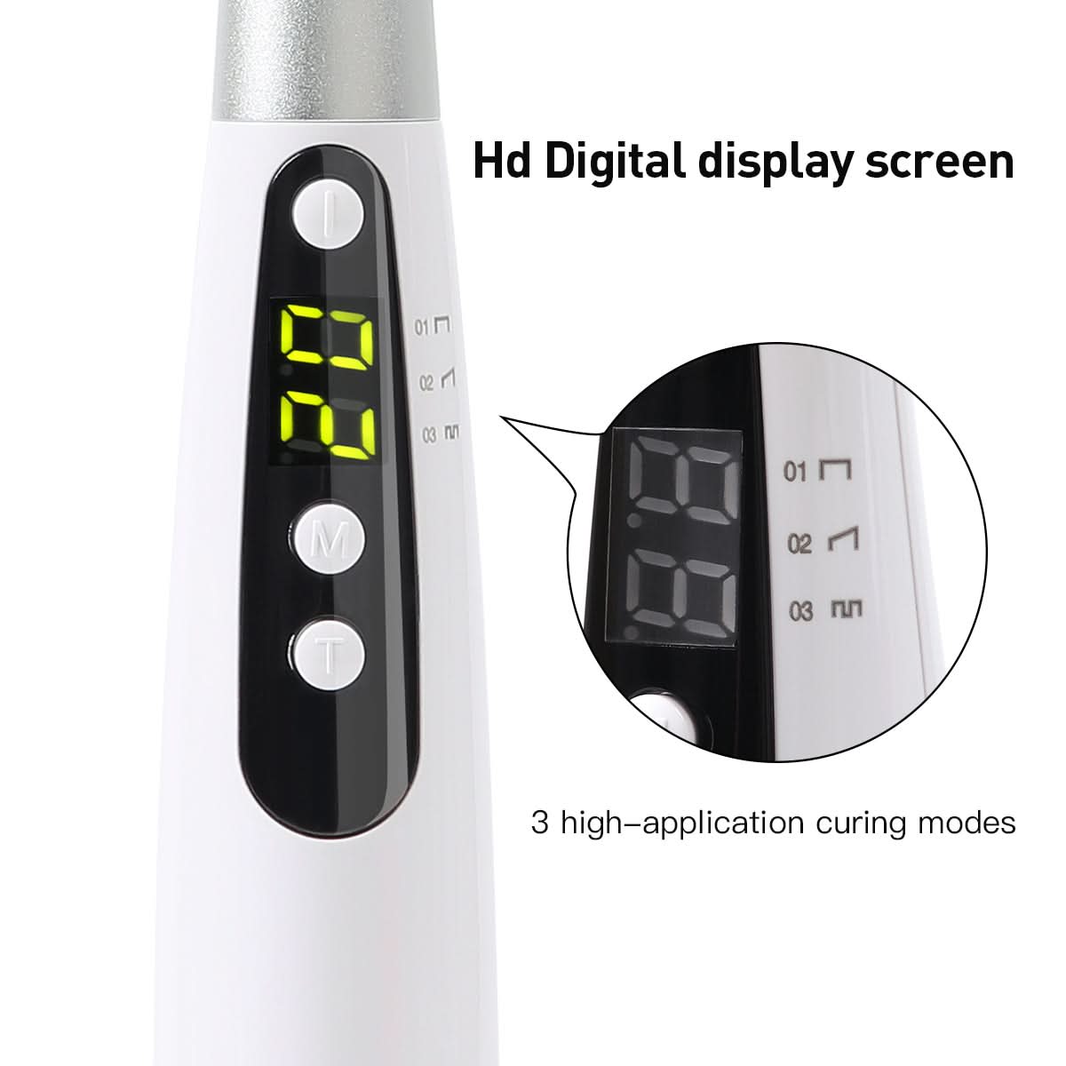 LED Curing Light Wireless 3S Curing 360° Rotating Head 1400 mW/cm² - pairaydental.com