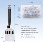 Dental Prophy Polishing Brush White Nylon 100pcs/Box - pairaydental.com