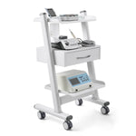 Dental Medical Mobile 3-layer Trolley Metal Built-in Socket Cart - pairaydental.com