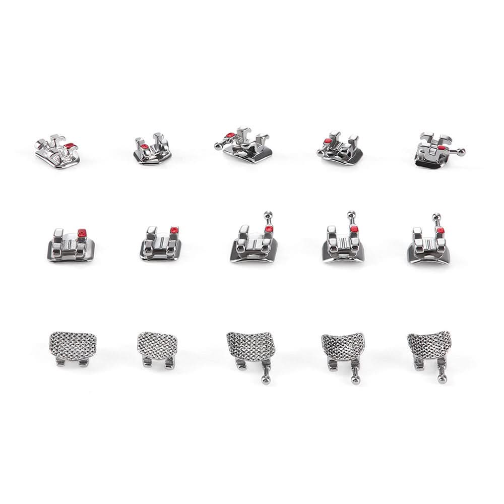 AZDENT Plus Metal Brackets Mini Roth/MBT .022/.018 Hooks 3/3-4-5 - pairaydental.com